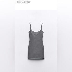 Zara Charcoal Mini Dress